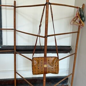 Vintage MCM Crossbody Leather Bag Used
